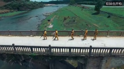 Elite forces put explosives under a bridge
