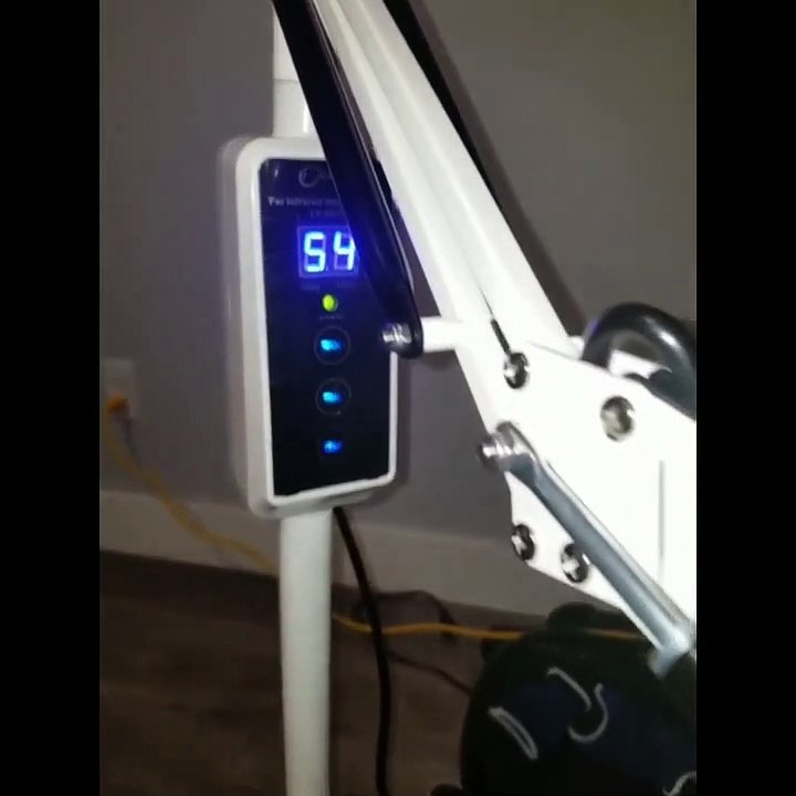 TDP electromagnetic wave far infrared heat lamp, Leawell, fail, review, draws only 1 watt after 2 weeks of use