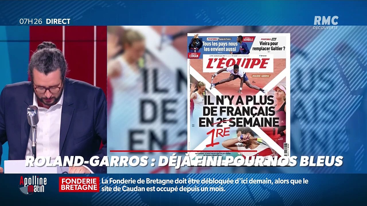 #Magnien, la chronique des réseaux sociaux : Roland-Garros, déjà fini pour nos Bleus - 04/06