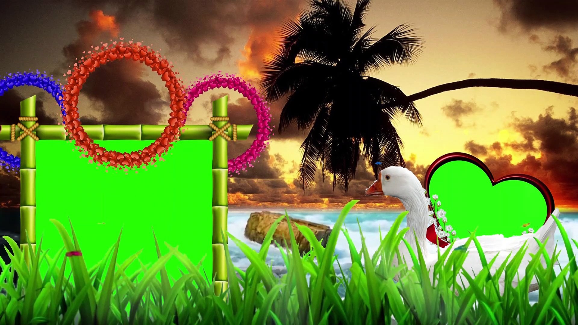 Wedding green screen Effects HD Video 28/Dil photo frame Very Beautiful New  green photo frame hd, image size:1920x1080