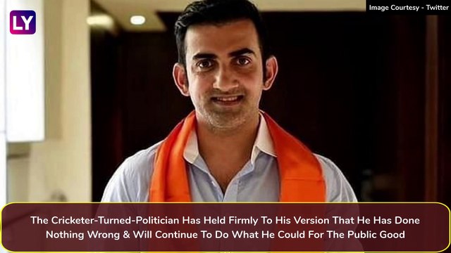 Gautam Gambhir Foundation Guilty Of Unauthorised Stocking Of Fabiflu Drug For Covid-19 Patients