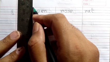 Writing practice correctly