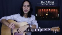 Blank Space (Acoustic) - Taylor Swift Guitar Tutorial Lesson Chords   Acoustic Cover
