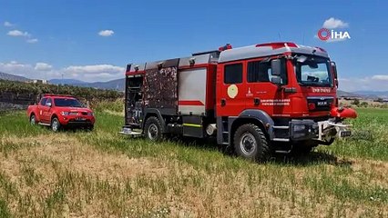 Korkutan yangın: 40 dönüm arazi kül oldu