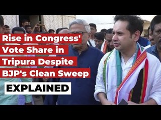 What Explains The Rise in Congress' Vote Share in Tripura Despite BJP's Clean Sweep?