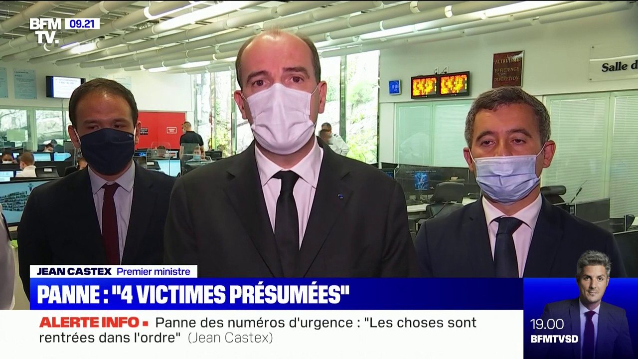 Panne des numéros d'urgence: Jean Castex évoque "quatre victimes présumées"