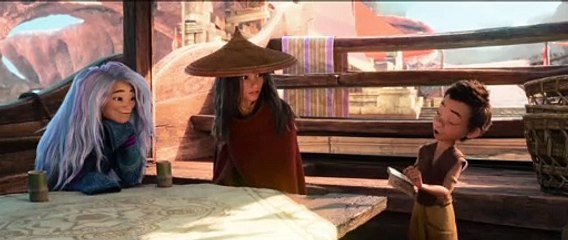 Raya et le dernier dragon Film Extrait - La rencontre avec Boun