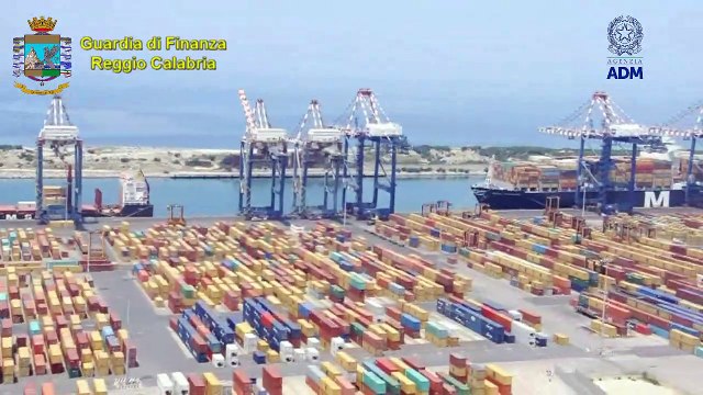 Gioia Tauro sequestro di cocaina in Porto