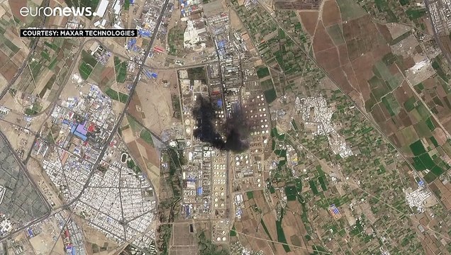 اخماد حريق هائل في مصفاة نفط قرب طهران