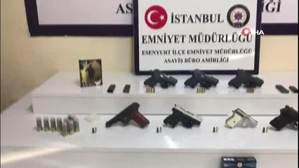 Oto galerideki silah ticaretine polis operasyonu: 4 gözaltı