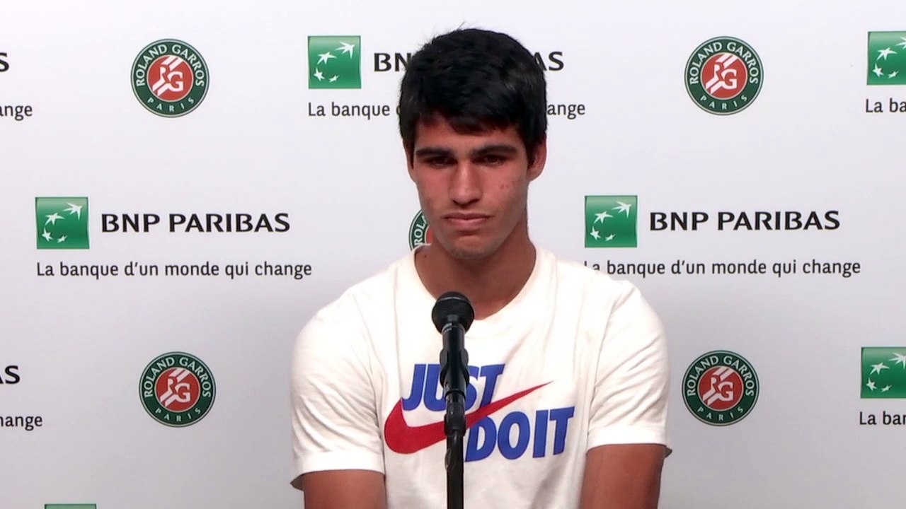 Roland-Garros 2021 - Carlos Alcaraz, the youngest in the 3rd round since 1992 : "That means that I'm going the right way"