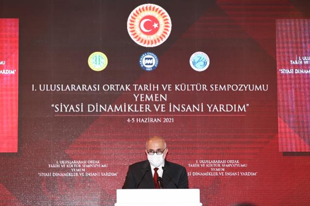 TBMM Başkanvekili Bilgiç, Yemen konulu "I. Uluslararası Ortak Tarih ve Kültür Sempozyumu"nda konuştu