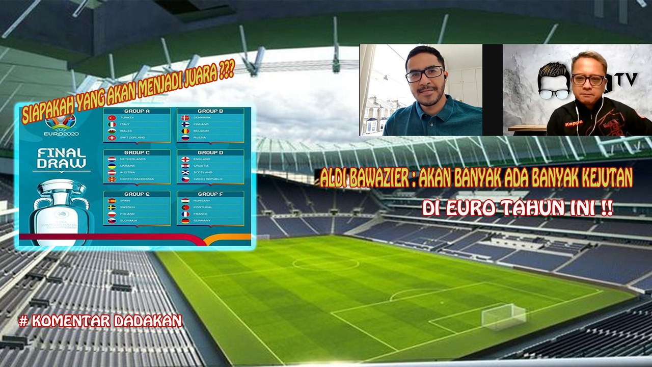 KOMDAK | #26 || PESTA SEPAK BOLA EURO2020 SEGERA DI MULAI !! NEGARA MANAKAH YANG AKAN JUARA??