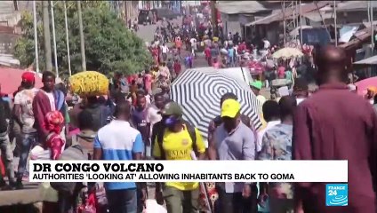 DR Congo volcano: A "progressive return" of inhabitants to the city of Goma