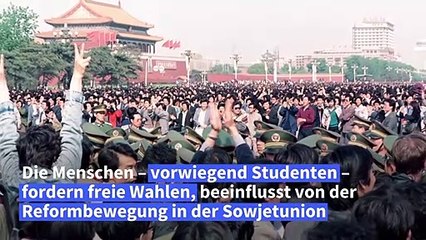Das geschah 1989 auf dem Tiananmen-Platz in Peking
