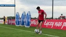 Le geste de folie de Lewandowski à l'entraînement