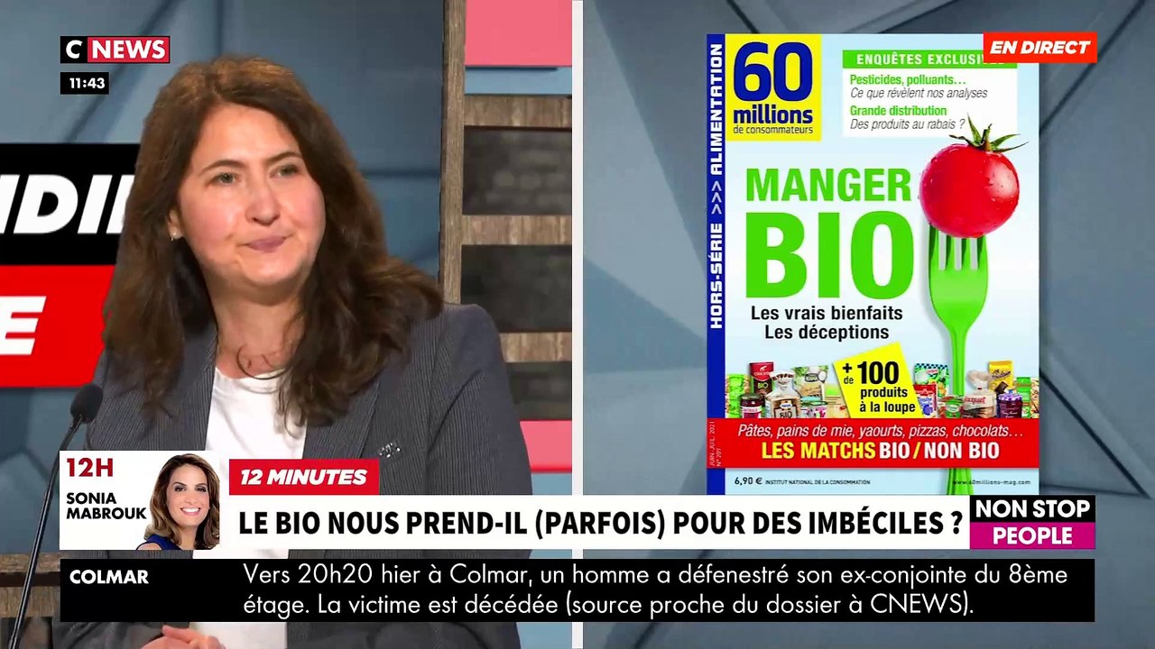 En achetant des produits bio est-on vraiment sûr de la qualité des produits transformés ? Explications dans "Morandini Live" sur CNews - VIDEO