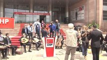 CHP Genel Başkan Yardımcısı Ağbaba, müzisyenlerle basın açıklaması yaptı