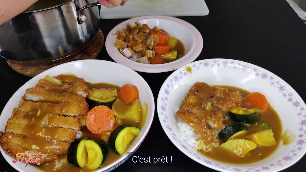 Recette de porc pané au curry japonais, le "Katsu curry"