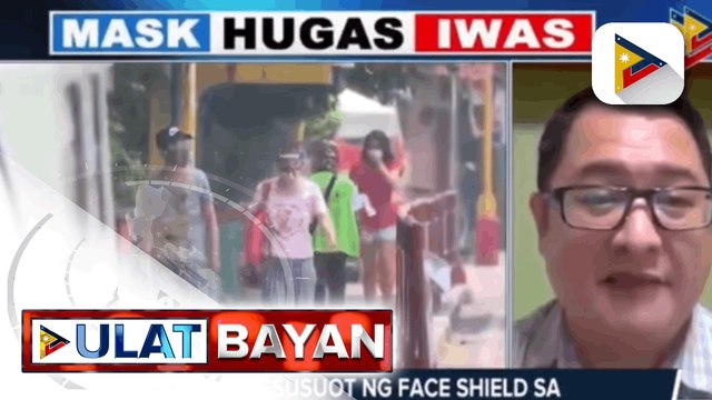 DOH: Pagsusuot ng face shield sa pampublikong lugar, maaaring ‘di na irekomenda; Mayor Moreno, nilinaw na ipagbabawal ang paggamit ng face shield kung nabakunahan na ang karamihan