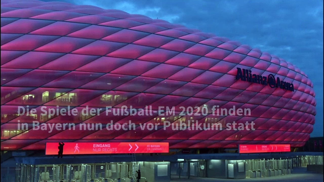 Fußball-EM-Spiele in München mit 14.000 Zuschauern zugelassen