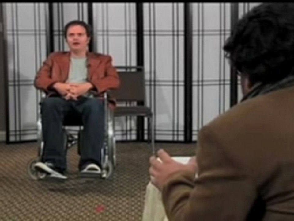 Rainn Wilson auditions for THE DIVING BELL & THE BUTTERFLY