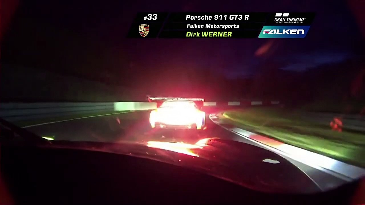 24H Nurburgring 2021 Q2 Werner #33 Falken Onboard Lap Night