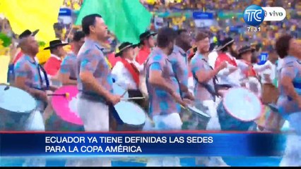 Definidas las sedes de Ecuador para la Copa América