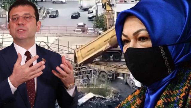 Metro inşaatı toprakla dolduruldu! İstanbul'da iktidar ve muhalefeti karşı karşıya getiren görüntü