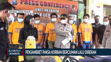 Penjambret Paksa Korbannya Berciuman Lalu Direkam dengan Kamera HP Hasil Rampasan