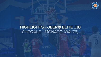 2020/21 Highlights Chorale - Monaco (84-78, JE J18)