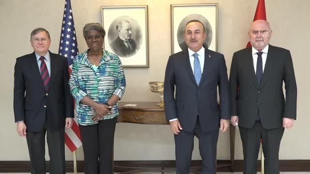 Çavuşoğlu, ABD'nin Birleşmiş Milletler Daimi ???Temsilcisi Greenfield ile görüştü