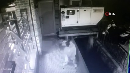 Avcılar'da balkonların çökme anı kamerada