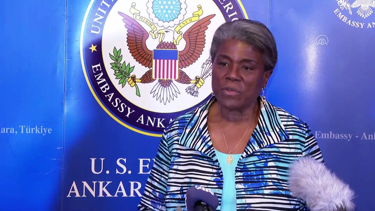 ANKARA - ABD’nin Birleşmiş Milletler Daimi ​​​Temsilcisi Büyükelçi Linda Thomas-​​Greenfield (2)