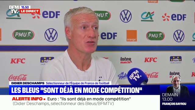 Didier Deschamps sur le retour de Karim Benzema: Il rentre naturellement dans un groupe de joueurs qu'il connaît