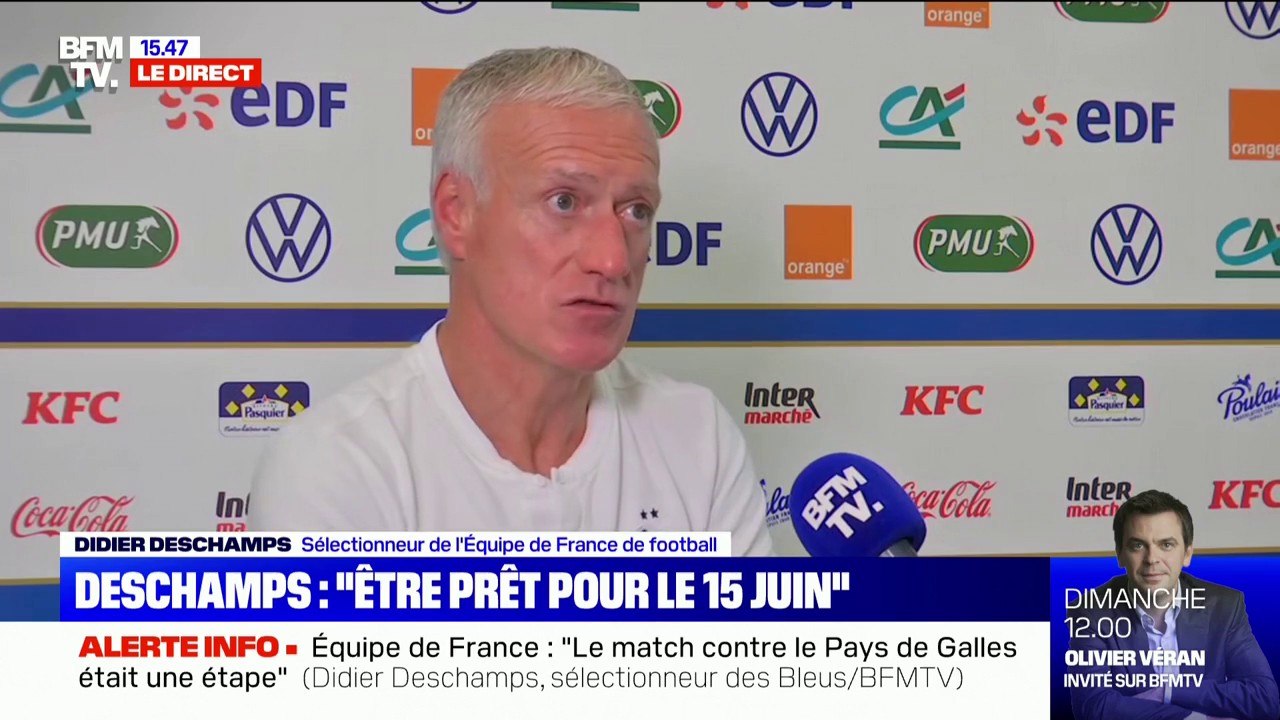 Didier Deschamps sur l'Euro: les Bleus "sont déjà en mode compétition"