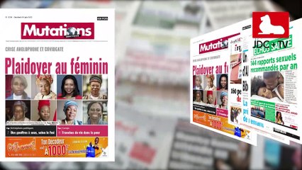 REVUE DE PRESSE CAMEROUNAISE 04 JUIN 2021
