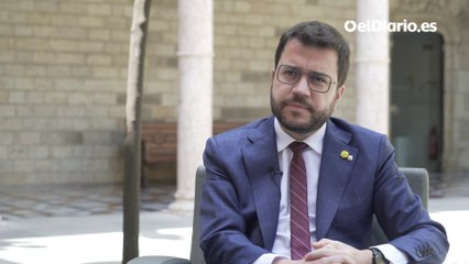 Pere Aragonès: "Nuestra voluntad de la independencia no la desarma nadie"