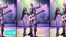 Megan Fox Joins Machine Gun Kelly Onstage At Indy 500 Concert