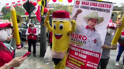 Fujimori y Castillo reiteran promesas al cerrar sus campañas en Perú