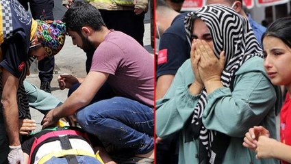 Kardeşini ziyaret etmek için gittiği evin 4.katından aşağıya düştü, annenin feryatları yürek dağladı