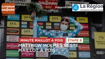 #Dauphiné 2021- Étape 6 / Stage 6 - Minute Maillot à Pois Région AURA / AURA Polka Dot Jersey Minute