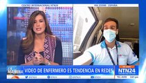 El discurso de un enfermero que se volvió viral en Madrid