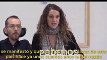 Noelia Vera, tras quintuplicar su patrimonio en Podemos, azotada por sus propias palabras: 