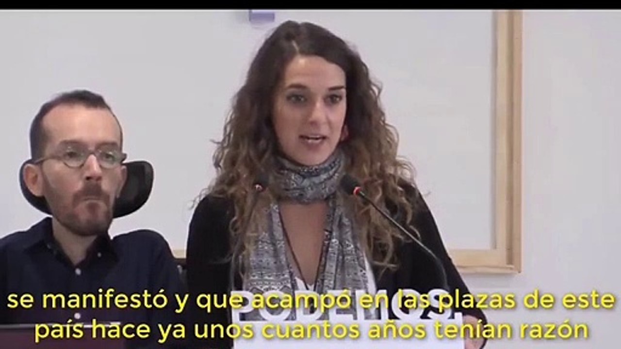 Noelia Vera, tras quintuplicar su patrimonio en Podemos, azotada por sus propias palabras: "No es una crisis, es una estafa"