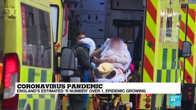 England's estimated Covid R number over 1, epidemic growing