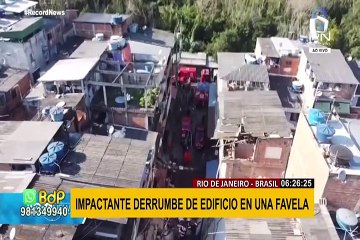 Edificio residencial se derrumba y deja dos muertos