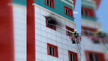 Siirt’te eski hastane binasında korkutan yangın