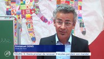 TOURS / E. Denis promet de renover 11 écoles pendant son mandat