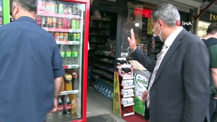 Balıkesir'de Başkan Yılmaz ve Vali Şıldak esnafı ziyaret etti